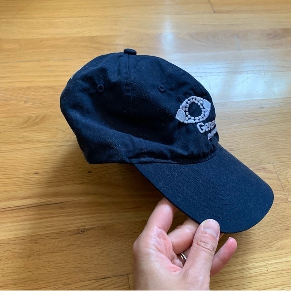 Genentech Ophthalmology Embroidered Navy Blue Adjustable Hat Cap - Picture 3 of 5